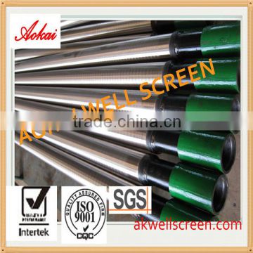 Factory!stainless steel 304 deep well pipe based wedge wire johnson well screen and filter
