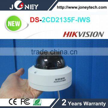Hikvision building camera DS-2CD2135F-IWS 3MP Dome Network Camera with POE,SD card,Audio,Alarm,Wifi,DWDR,BLC,ROI