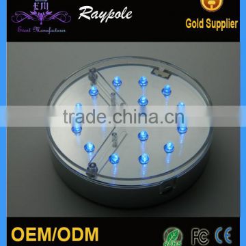 No MOQ Request 4 inch Single Color LED Light Base for Wedding, Event & Party