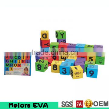 educational toy plastic alphabet blocks letter block for children playing