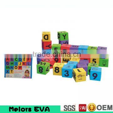 educational toy plastic alphabet blocks letter block for children playing