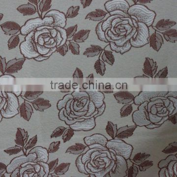 Factory digital custom printed thick 100 polyester spon brushed fabric for school uniform/sport wear fabric