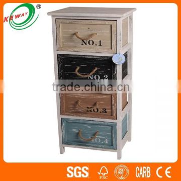 Multi Drawers Oil painted White Filing Cabinets