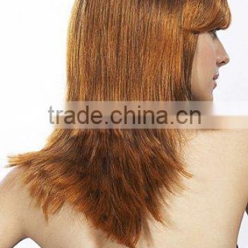Golden blonde color syntheitc long hair lace wig, gradient wigs