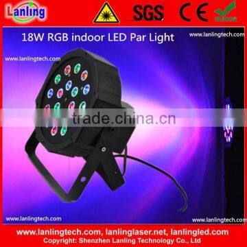 18W RGB LED Par effect Lights