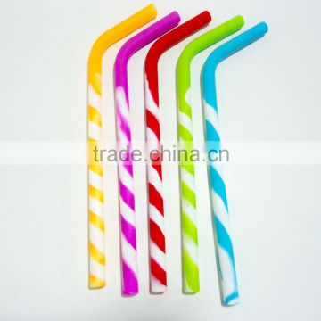 China factory Custom silicone rubber drinking straw plastic drinking straw drinking straw cover(muticolor reusable)