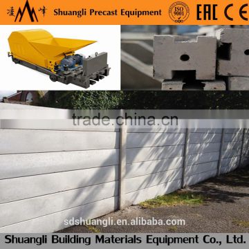Concrete fence wall panel extrusion moulding machine