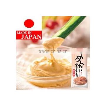 Japanese high quality mayonnaise dressing , spicy cod roe flavor , fish roe