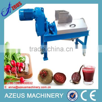 Industrial juicer machine for sugarbeet with screw press
