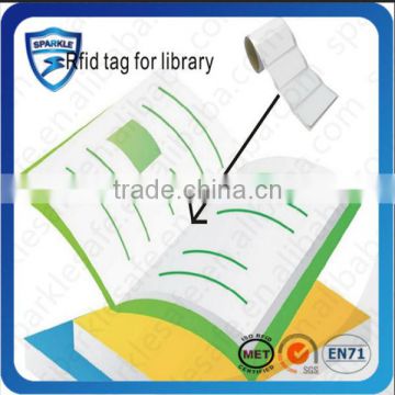 HF/UHF RFID Book Label for Library Management System