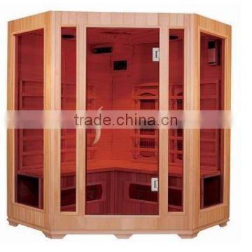 With Full Glass Door For Two Persons Dry Sauna Room