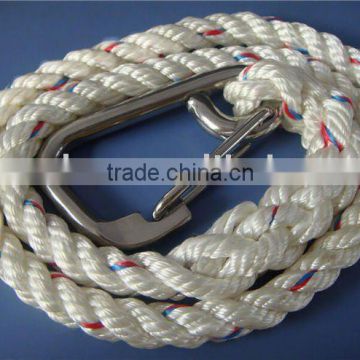 polyester+polyester yarn mixed rope with hook
