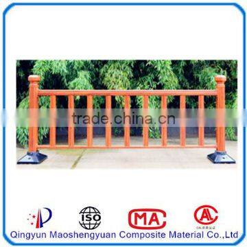 Waterproof Outdoor Wood grain FRP fence