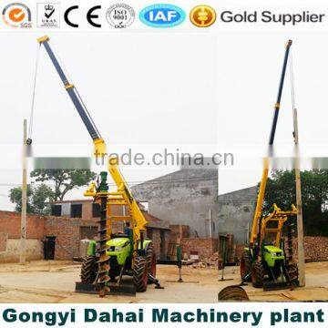 China Tractor Post Hole Digger to digging hole for pole