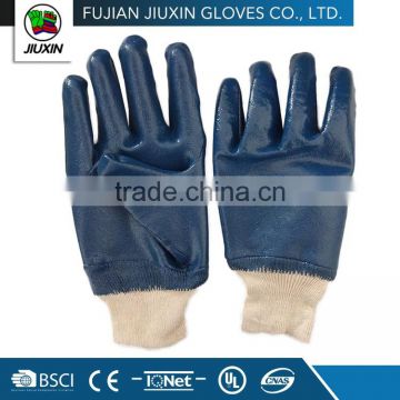 JX68F655 Factory Made Safety Multipurpose Waterproof Colored Nitrile Gloves