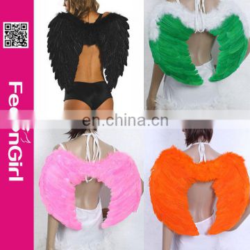 Hot wholesale large cheap fur angel wing for adults in stock 4 colors