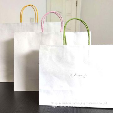 Supermarket shopping bags, kraft paper bags general packaging, large, medium and small multi-color