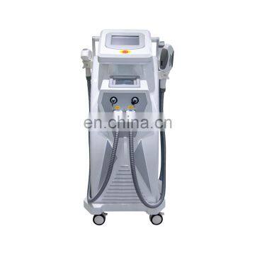 Multi-Functional Nd yag laser tattoo removal E light IPL hair removal RF face lifting