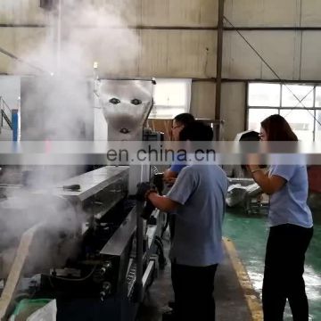 China jinan saixin Extruded Dry Wet Soy Protein Fiber Soybean Flakes Soya chunksExtruder Equipment making Machine