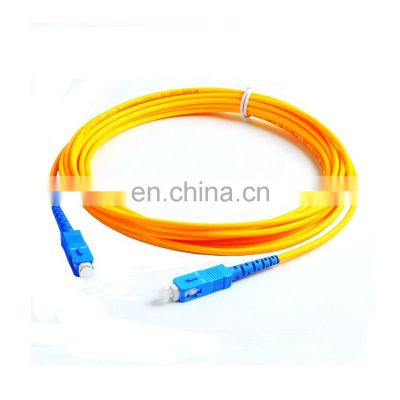 SC UPC Simplex Single mode G657A G652D Fiber Optic Patch cord Fiber Jumper sc upc fiber patch cord