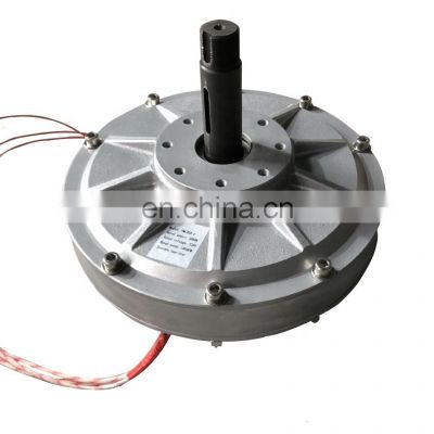 CE 200w 200rpm 12v 24v Inner Rotor AC PMA PMG 3 Phase Low RPM Coreless Permanent Magnet Generator Alternator