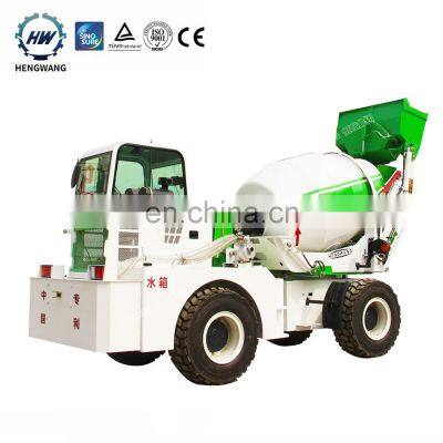 2.4cbm 78KW HWJB240 Concrete Mixer Truck