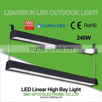 Power saving professional warehouse high bay light 240w led linear high bay light
