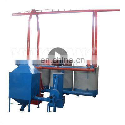 Smokeless palm kernel shell rice husk charcoal timber carbonization kiln