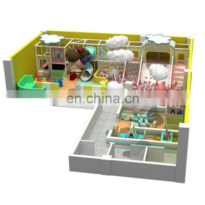 Indoor Playground Fun Cool Children's Play Center Slides Kids Fun Play area with ball pool
