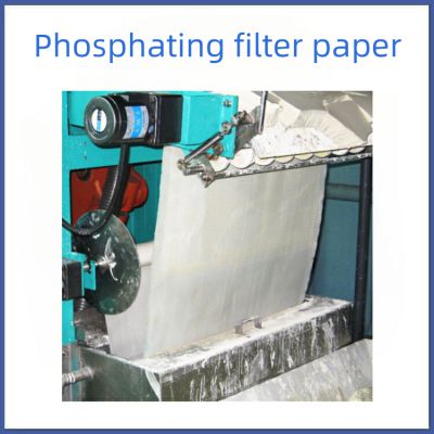 Phosphating solution treatment of non-woven fabrics