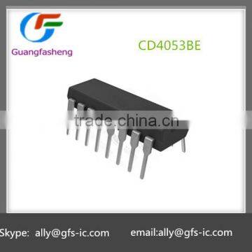 CD4053BE Three groups of 2 analog switch DIP-16