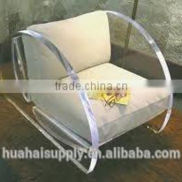 comfortable acrylic sofa with cushion
