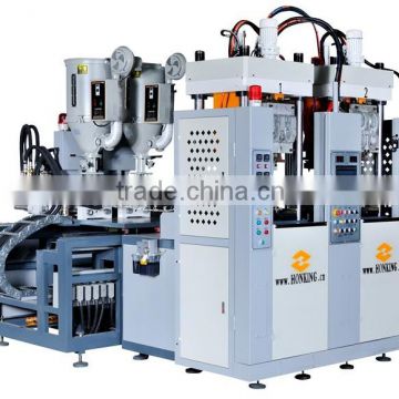 PVC/TPR/TPU 1/2 color outsole injection moulding machine