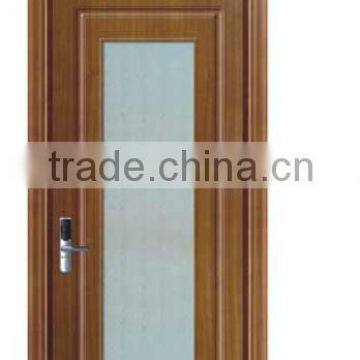 birch wood glass room door