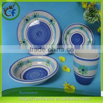 Round Dinner Set Plate Porcelain For Home