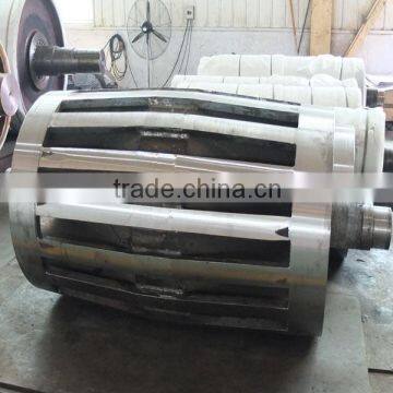 Belt conveyor drum pulley