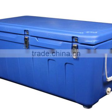 121 liter high density rotomold cooler, Double-wall Insulated cooler