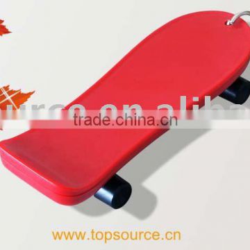 KX122 Skateboard shaped keychain