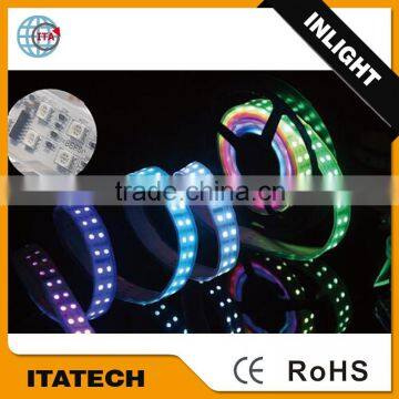 28.8W/M DC12V IP20/IP65 SMD5050 LED strip lighting CE Rohs Remote Controlled Battery Operated Led Strip