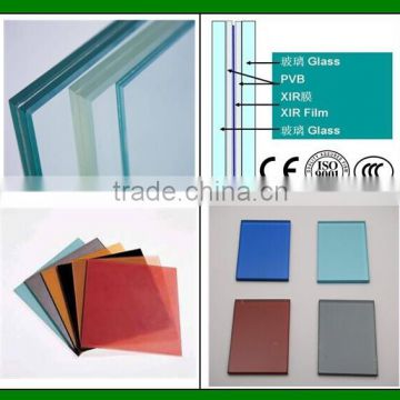 CE ISO9001 CCC AS/NZS High Quality Tinted Laminated Glass