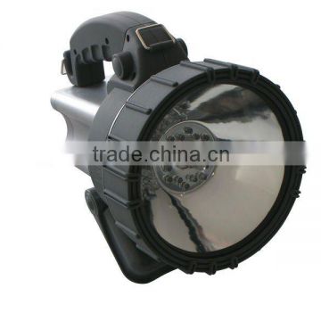2.5 million cp spotlight with 16led and 4 led flash light