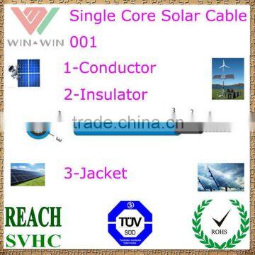 TUV Approval Single Core DC Solar Cable 001