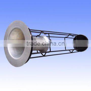 Dust collector baghouse for venturi tube