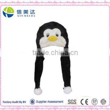 Plush Warm Safe Softest Penguin Animal hat&cap