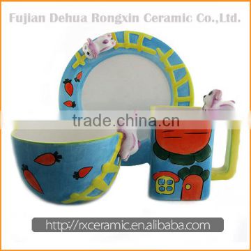 Good quality excellent style ceramic dinnerware white porcelain table dinnerware