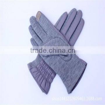 2016 New Style Fashion Women Winter Warm Down Gloves touch screen