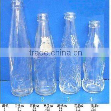 supply 8OZ empty flint glass soda and carbonated beverage glass bottle wholesale
