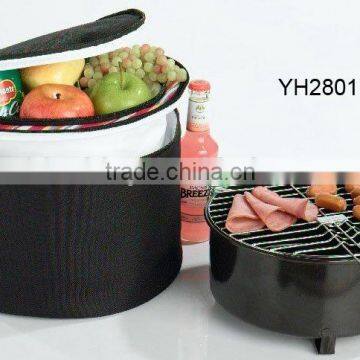 Simple Portable Cooler Bag charcoal BBQ Grill