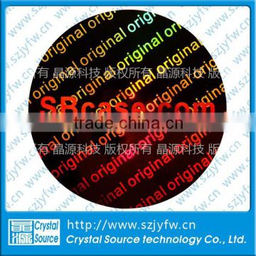 customized 3d holographic display laser label