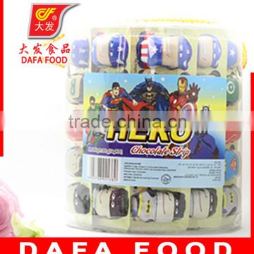 Chocolate Product Type and Brown Color chocolates, superman cartoon chocolate strip